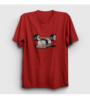 Presmono Unisex Beyaz Gym Fitness Vücut Gelistirme Sushi T-Shirt 509293tt (Kırmızı)