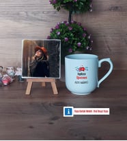 İngilizce Öğretmeni Fotoğraflı Dekoratif Taş, Kupa Bardak Beyaz Hediye Öğretmenler Günü Hediyesi (Model 5)
