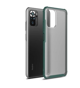 Xiaomi Redmi Note 10 Kılıf Mat Volks Case (Koyu Yeşil)