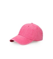 Şapka Düz Eskitme Unısex Kot Şapka Cap Şapka Erkek Kadın Şapka Snapback (Pembe)