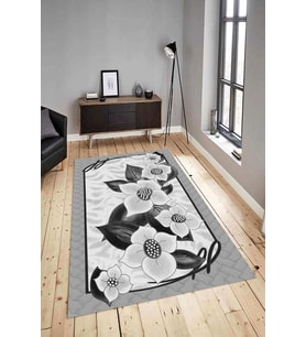 Dijital Baskılı Yıkanabilir Kaymaz Modern Renkli Salon Halısı Mutfak Halısı Yolluk ND-HY-1427 (Çok Renkli)