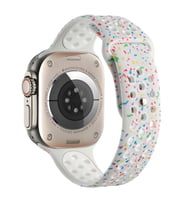 Watch 7 45mm Kordon Yeni Seri 2023 KRD-02 Silikon Kordon Kayış (Beyaz)