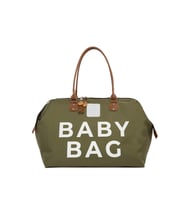 BAGMORİ Baby Bag Baskılı Bebek Bakım Çantası (Haki)