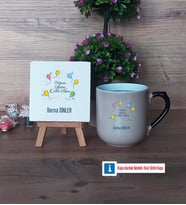 Doğum Günü Hediyesi Dekoratif Taş, Kupa Bardak Kırmızı Hediye (Model 9)