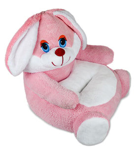 Tavşan Pelüş Bebek Çocuk Koltuğu (Pembe)