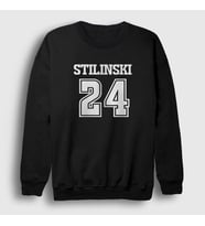 Presmono Unisex Beyaz Stiles Stilinski Dizi Teen Wolf Sweatshirt 340997tt (Siyah)