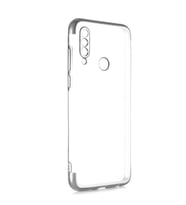 Meizu M10 Kılıf Zore Dört Köşeli Lazer Silikon Kılıf (Gri)