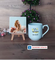 En İyi Diyetisyen Fotoğraflı Dekoratif Taş, Kupa Bardak Beyaz Hediye (Model 5)