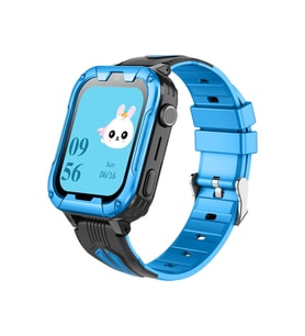ZCWATCH V0922 S Profesyonel 4G AGPS Akıllı Çocuk ve Aile Saati, Mini Cep Telefonu (Siyah-Mavi)