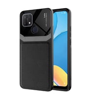 Oppo A15S Kılıf Parlak TPU Emiks Kapak (Siyah)