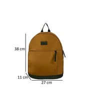 Bagslab Su Geçirmez Kumaş Sırt Çantası 1029 (Hardal Sarısı)