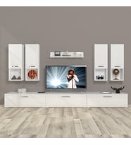 Decoraktiv Eko 8da Mdf Tv Ünitesi Tv Sehpası (Beyaz)