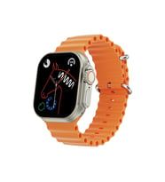 Pazariz Watch Ultra Plus S8 Ultra MAX Pro 49 Mm Akıllı Saat Nfc Siri  (Turuncu)