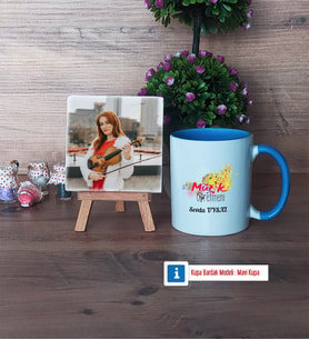 Müzik Öğretmeni Fotoğraflı Dekoratif Taş, Kupa Bardak Beyaz Hediye Öğretmenler Günü Hediyesi (Model 4)