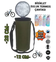 BİSİKLET MOTOSİKLET SULUK TERMOS ÇANTA (Haki)