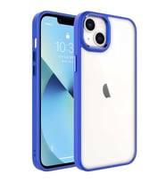Apple iPhone 14 Plus Kılıf Zore Krom Kılıf (Lacivert)