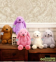 Özgüner Uyku Arkadaşım Tavşan 65  Peluş Tavşan (Kahverengi)