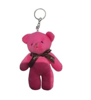 Sevgiliye Hediye Çift Peluş Ayıcık Anahtarlık (Pembe)