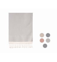 Pıtırcık Peştemal (Siyah) %100 Pamuk 95x180cm. Banyo Havlusu, Plaj Havlusu (Gri)