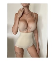 Mistirik Kadın Model Lazer Kesim 3 Bölge Etkili İz Yapmaz Korse Bel Silikonlu Kaydırmaz Toparlayıcı Slip Külot (Ten)