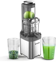Yasomi FruitForce 8 Segment 180W Katı Meyve ve Sebze Sıkacağı (Gri)