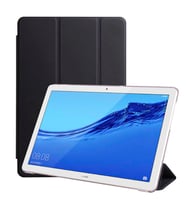 Huawei MediaPad T5 10 Kılıf PU Deri Smart Standlı Case (Siyah)