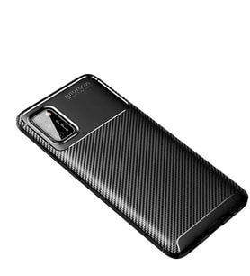 Galaxy A02S Kılıf Zore Negro Karbon Tasarım Silikon Kılıf (Siyah)