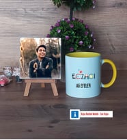 Eczacı Fotoğraflı Dekoratif Taş, Kupa Bardak Beyaz HediyeEczacıya Hediye Eczacılar Günü Hediyesi (Model 7)