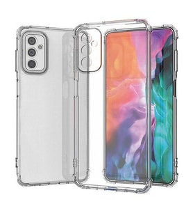 Samsung Galaxy A24 Kılıf Kamera Korumalı Silikon Rubber Arka Kapak (Şeffaf Hologram)