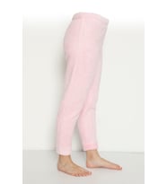 Cepsiz Lüx Pofuduk Polar Kışlık Pijama Altı cepsizpof (Pembe)