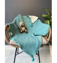 Müslin Bebek&Çocuk Battaniyesi/Örtüsü (Turkuaz)
