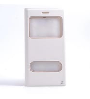 Galaxy C7 Kılıf Dolce Kapaklı Kılıf (Beyaz)