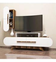 VARİANT ROSE DUVAR RAFLI TV ÜNİTESİ (Beyaz)