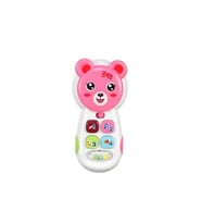 Zeytoys ZEY2023 Müzikli Telefon,Oyuncak Müzikli Işıklı Aynalı Telefon (Pembe)