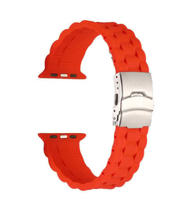 Apple Watch 38mm KRD-72 Silikon Kordon (Turuncu)