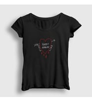 Presmono Kadın Beyaz Fine Line Harry Styles T-Shirt 317507tt (Siyah)
