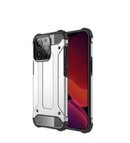 Apple iPhone 13 Pro Kılıf Zore Crash Zırh Silikon Kılıf (Gri)