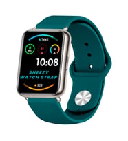 Huawei Watch Fit 2 Uyumlu PureLux Soft Silikon Kordon (Petrol Mavisi)
