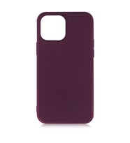 Uyumlu Model Apple iPhone 13 Pro Max Kılıf Soft Mat Premier Case (Mürdüm)