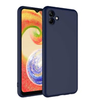 Galaxy A04 Kılıf Zore Mara Lansman İç Yüzeyi Kadife Kılıf (Lacivert)