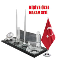 Sentez Masa İsimliği Masa Bayrağı Ofis Masa İsimliği Yönetici Makam İsimliği Büro Hediyesi