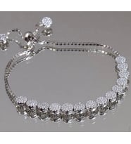 PIRLANTA MONTÜR / SEVGİLİLER GÜNÜ ÖZEL / GÜMÜŞ BİLEKLİK - ATS608 (Rose)