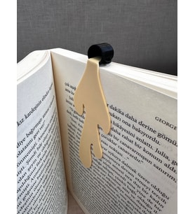 Americano Kitap Ayracı: Kahve Severler Için Benzersiz Kitap Ayracı! (Bej - Siyah)