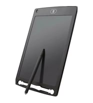 Gifttime Çocuklar Için Deneme Yazı Resim Çiz Sil Yazı Tableti Kalemli Akıllı Defter Pano (Siyah)