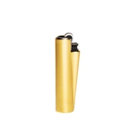 Metal Kılıflı Clipper İnce Çakmak (Altın)