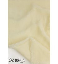 Pababo Peluş Kumaş 170 Cm En ( %100 Yerli ) (Krem)
