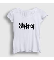 Presmono Kadın Sarı Slipknot T-Shirt 113268tt (Beyaz)