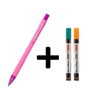 1.3 mm Uçlu Kalem ve 1.3 mm Ucu 2 Adet Mikro Mp-620 Versatil Kalem Seti (Pembe)