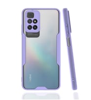 Xiaomi Redmi 10 Kılıf Parfe Kenarları Pastel Renk Silikon Kılıf (Mor)
