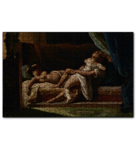 Cakapuzzle Haremde Üç Aşık  Puzzle Yapboz MDF (Ahşap) (1000 Parça)
